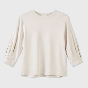 NWT Prologue Balloon Long Sleeve Blouse